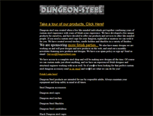 Tablet Screenshot of dungeonsteel.com